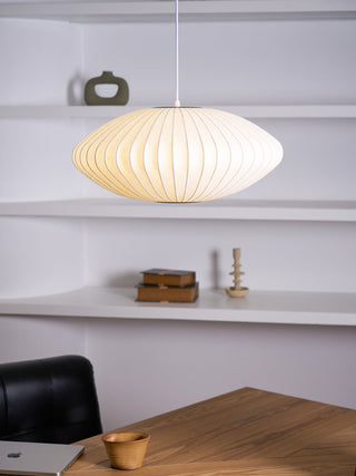 Nebula Lampe Suspendue en Soie de Mûrier Boule