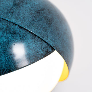 Solara Lampe Suspendue en Laiton Globe Opale Emboîté Moderne