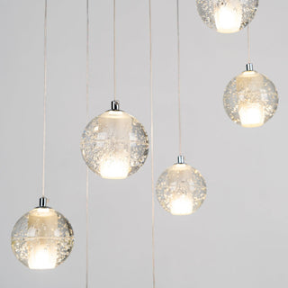 Crystal Bubbles Balls Pendant Lamp-Neutral Decor