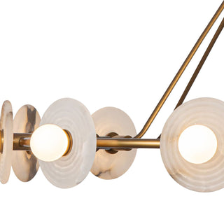 Ilirila Lustre En Verre Albâtre à l'élégance Moderne
