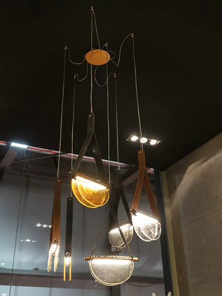 Knack Lampe à Suspension En Métal Et Verre Minimaliste Moderne