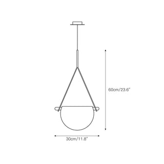 Knack Lampe à Suspension En Métal Et Verre Minimaliste Moderne