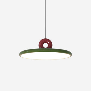 Suspension Disque Acrylique Avec Détail en Boucle Ambiance Minimaliste-Luire