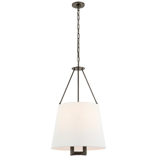 Loom Lampe à Suspension Vintage Industrielle En Laiton Et Tissu