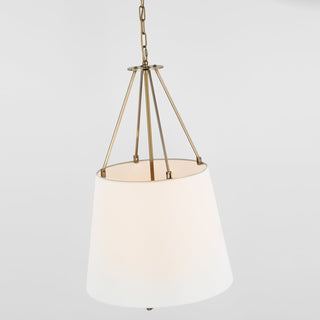 Loom Lampe à Suspension Vintage Industrielle En Laiton Et Tissu