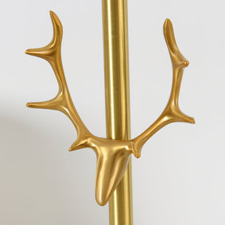 Antler Lampe de Table en Laiton à L'Élégance