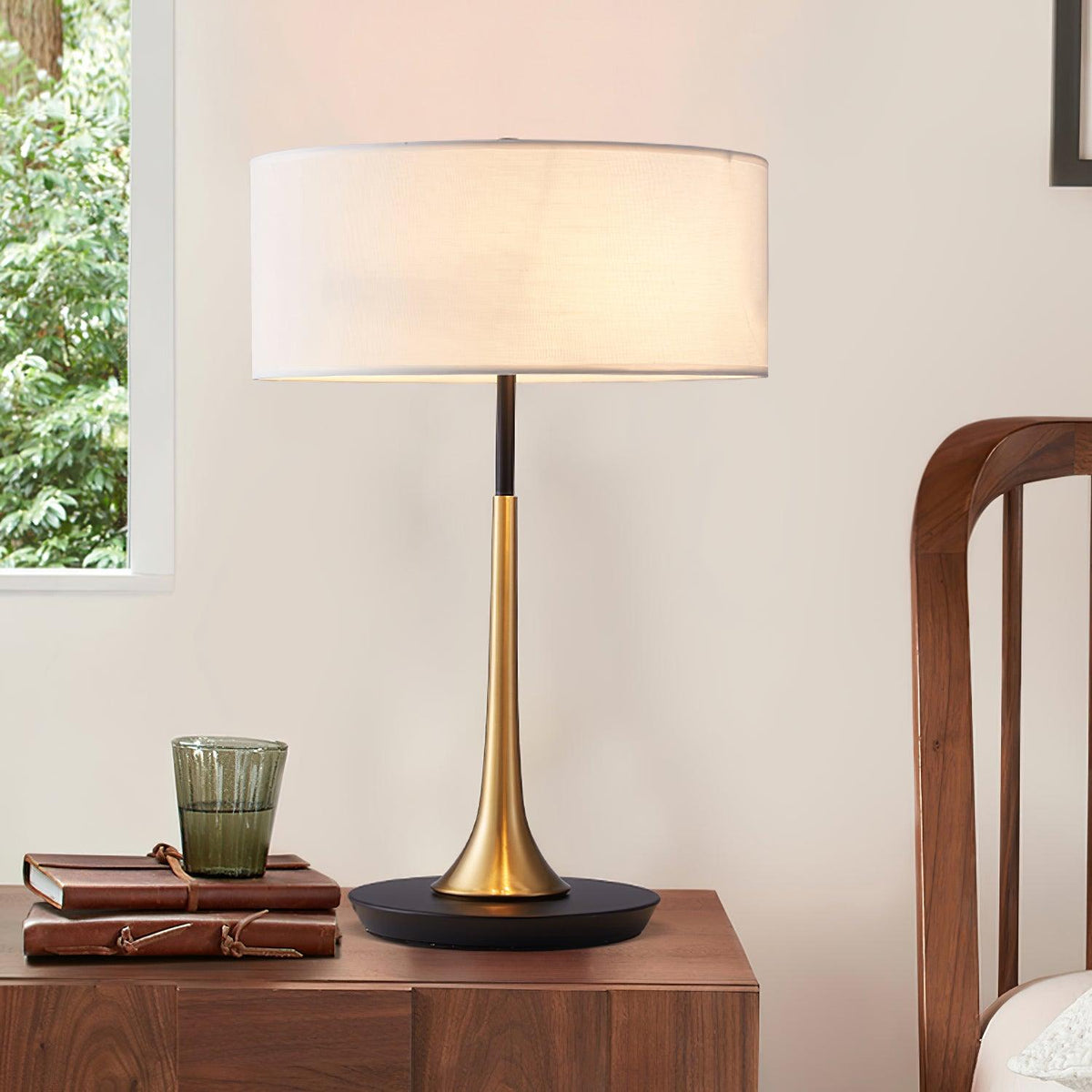 Cepharil Suspension de Bureau en Métal Et Tissu Laiton Luxe