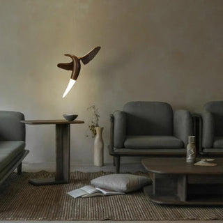 Elsilor Suspension Bois Inspirée des Oiseaux