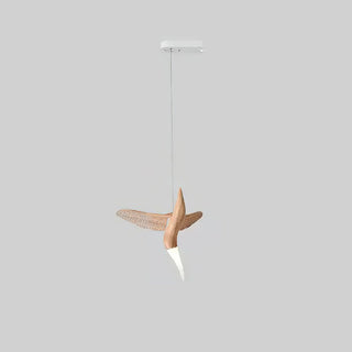 Elsilor Suspension Bois Inspirée des Oiseaux