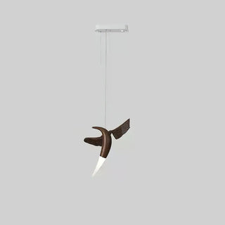 Elsilor Suspension Bois Inspirée des Oiseaux