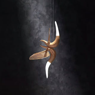 Elsilor Suspension Bois Inspirée des Oiseaux