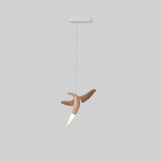 Elsilor Suspension Bois Inspirée des Oiseaux