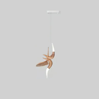 Elsilor Suspension Bois Inspirée des Oiseaux