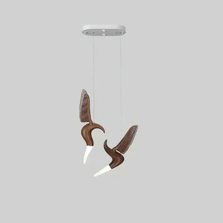Elsilor Suspension Bois Inspirée des Oiseaux
