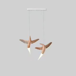 Elsilor Suspension Bois Inspirée des Oiseaux