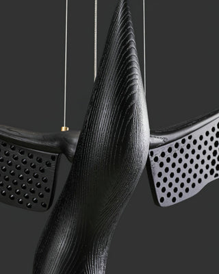 Elsilor Suspension Bois Inspirée des Oiseaux