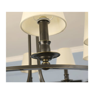 Plume Lustre En Tissu Et Laiton De Style Vintage élégant