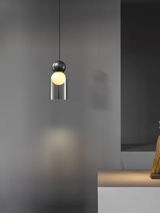 Solara Suspension en Laiton Verre Nordique Géométrique