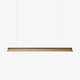 Lustra Suspension Lampe Poutre en Bois Minimaliste