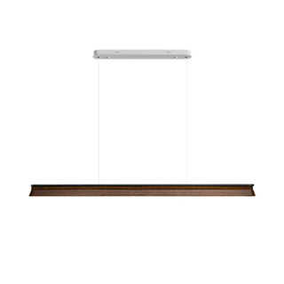 Lustra Suspension Lampe Poutre en Bois Minimaliste