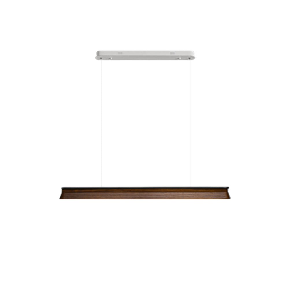 Soleris Suspension Lampe Poutre en Bois Minimaliste