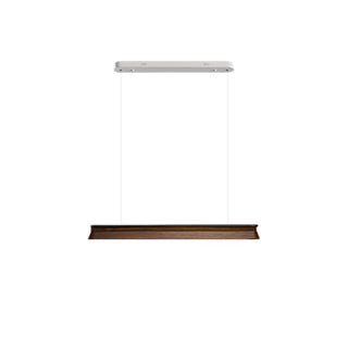 Lustra Suspension Lampe Poutre en Bois Minimaliste