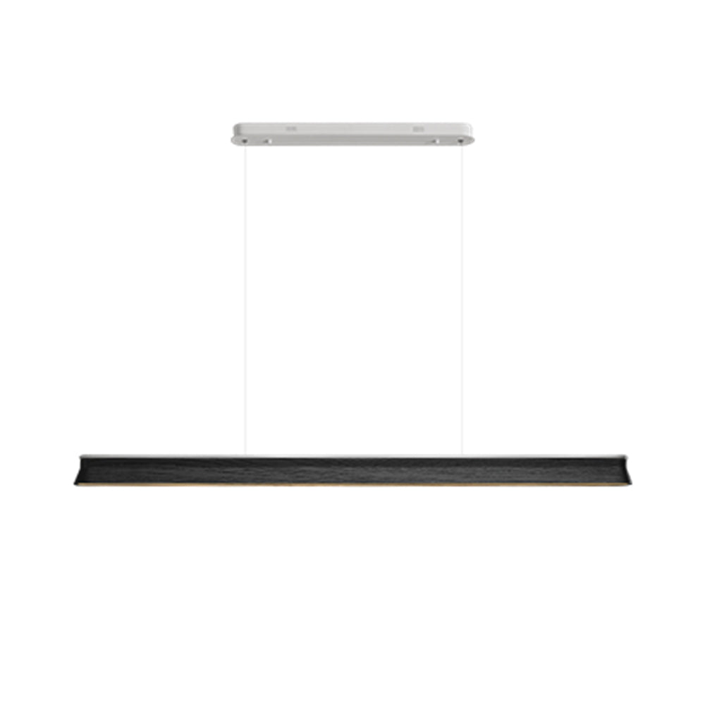 Soleris Suspension Lampe Poutre en Bois Minimaliste