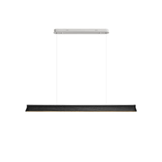 Lustra Suspension Lampe Poutre en Bois Minimaliste