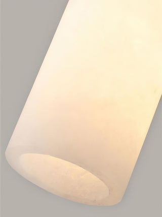 Quiver Suspension Moderne Minimaliste En Laiton Et Albâtre