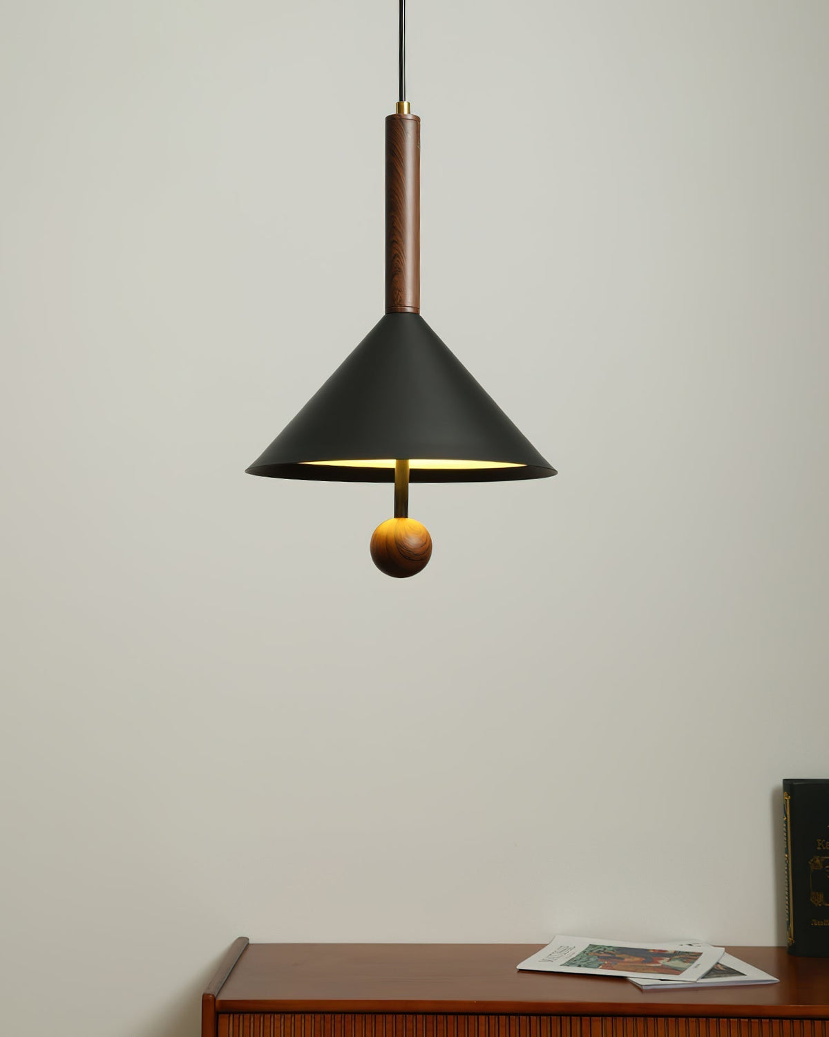 Veyra Cone Pendant Light-Neutral Decor