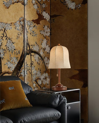 Ivelen Lampe de Table en Bois Wabi-Sabi