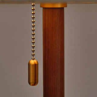 Ivelen Lampe de Table en Bois Wabi-Sabi