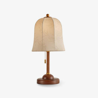 Ivelen Lampe de Table en Bois Wabi-Sabi