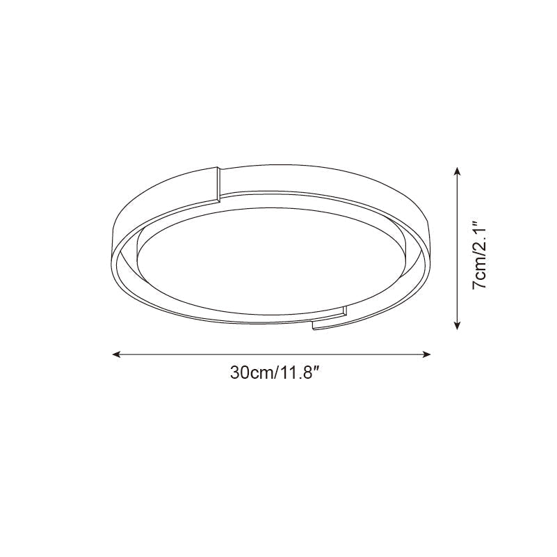 Solen Ceiling Light Minimalist Round Travertine-Neutral Decor