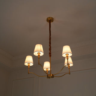 Unfold Lustre Métal Laiton Tissu Traditionnel Vintage