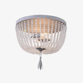 Solara Plafonnier avec brins de perles de cristal de luxe