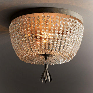 Solara Plafonnier avec brins de perles de cristal de luxe