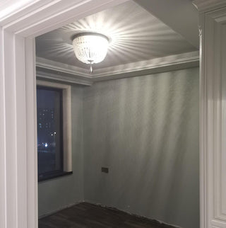 Solara Plafonnier avec brins de perles de cristal de luxe