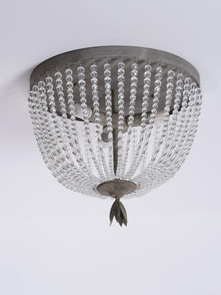 Solara Plafonnier avec brins de perles de cristal de luxe