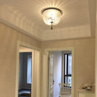 Solara Plafonnier avec brins de perles de cristal de luxe