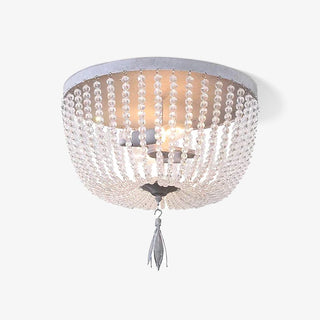 Solara Plafonnier avec brins de perles de cristal de luxe