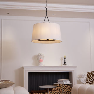 Wink Suspension En Laiton Et Tissu Minimaliste Moderne