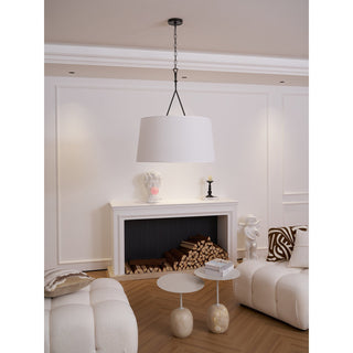Wink Suspension En Laiton Et Tissu Minimaliste Moderne