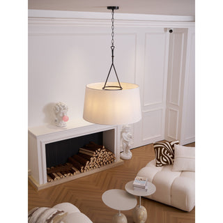 Wink Suspension En Laiton Et Tissu Minimaliste Moderne