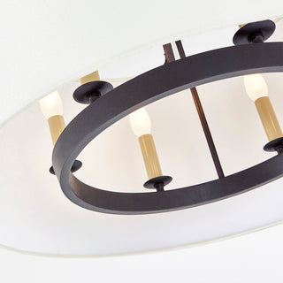 Wink Suspension En Laiton Et Tissu Minimaliste Moderne