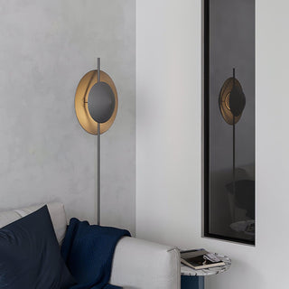 Circalla Dual Tone Floor Lamp-Neutral Decor