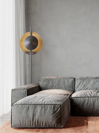 Circalla Dual Tone Floor Lamp-Neutral Decor