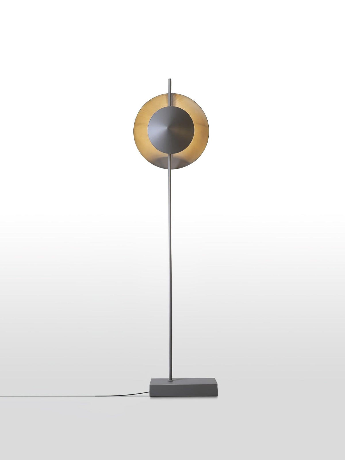 Circalla Dual Tone Floor Lamp-Neutral Decor