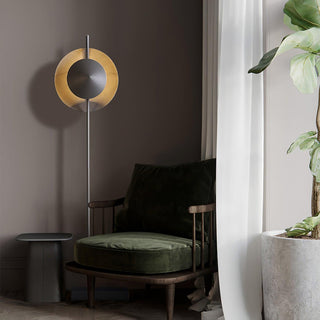 Circalla Dual Tone Floor Lamp-Neutral Decor