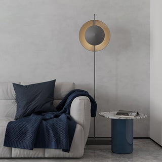 Circalla Dual Tone Floor Lamp-Neutral Decor